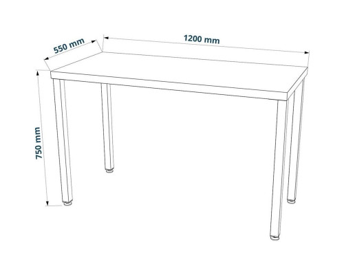 Стол письменный Ингар, 120x55, белый