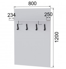 Мэнкс Вешалка МПВ-31 белый