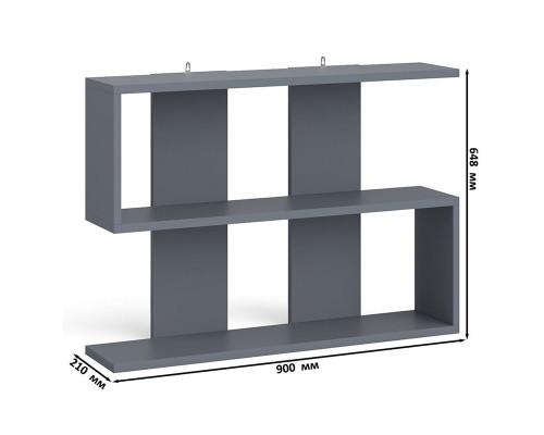 Полка навесная Мори 900 графит