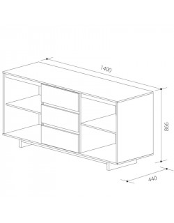 Модерно Комод-140-В1