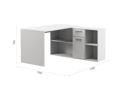 Стол-трансформер письменный Лайт белый