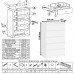 Узкий комод пять ящиков Мори МК700.5 белый