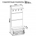 Прихожая вешалка + тумба для обуви ВШ-3.1+ТП-3 дуб делано