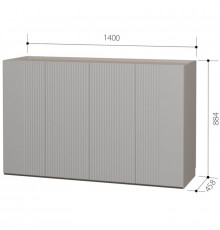 Тефия Комод 1400мм МДФ матов