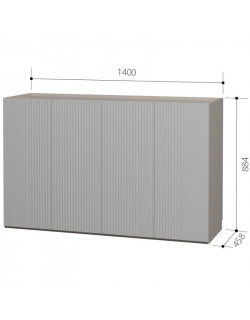 Тефия Комод 1400мм МДФ матов