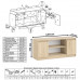 Тумба ТВ Мори МТВ1200.1 дуб сонома